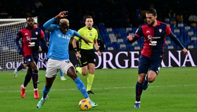 Soi kèo tài xỉu Napoli vs Cagliari